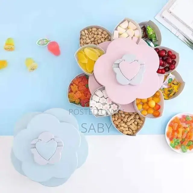 Double Layer Rotating Candy Box