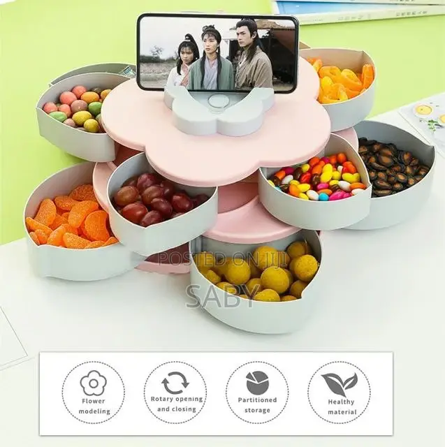 Double Layer Rotating Candy Box