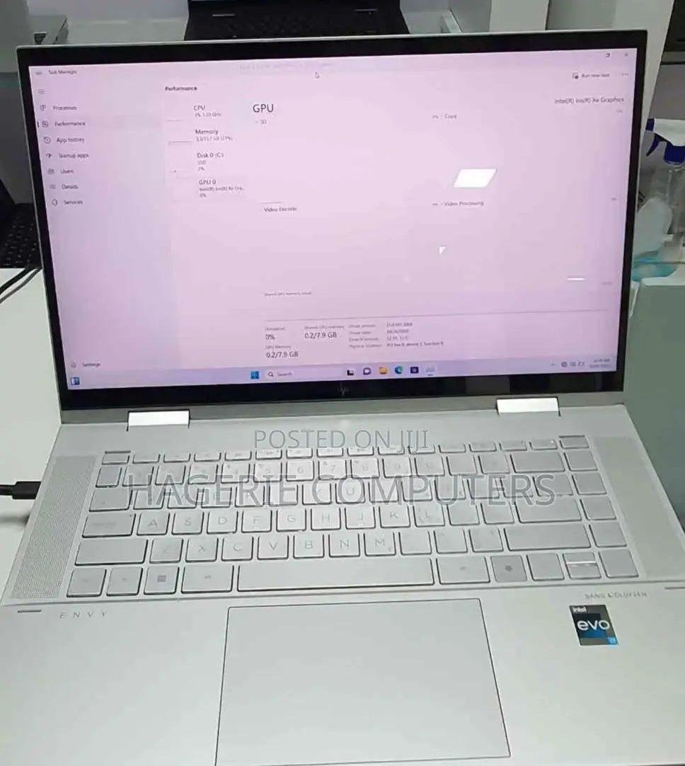 New Laptop HP Envy X360 8GB Intel Core I7 SSD 1T