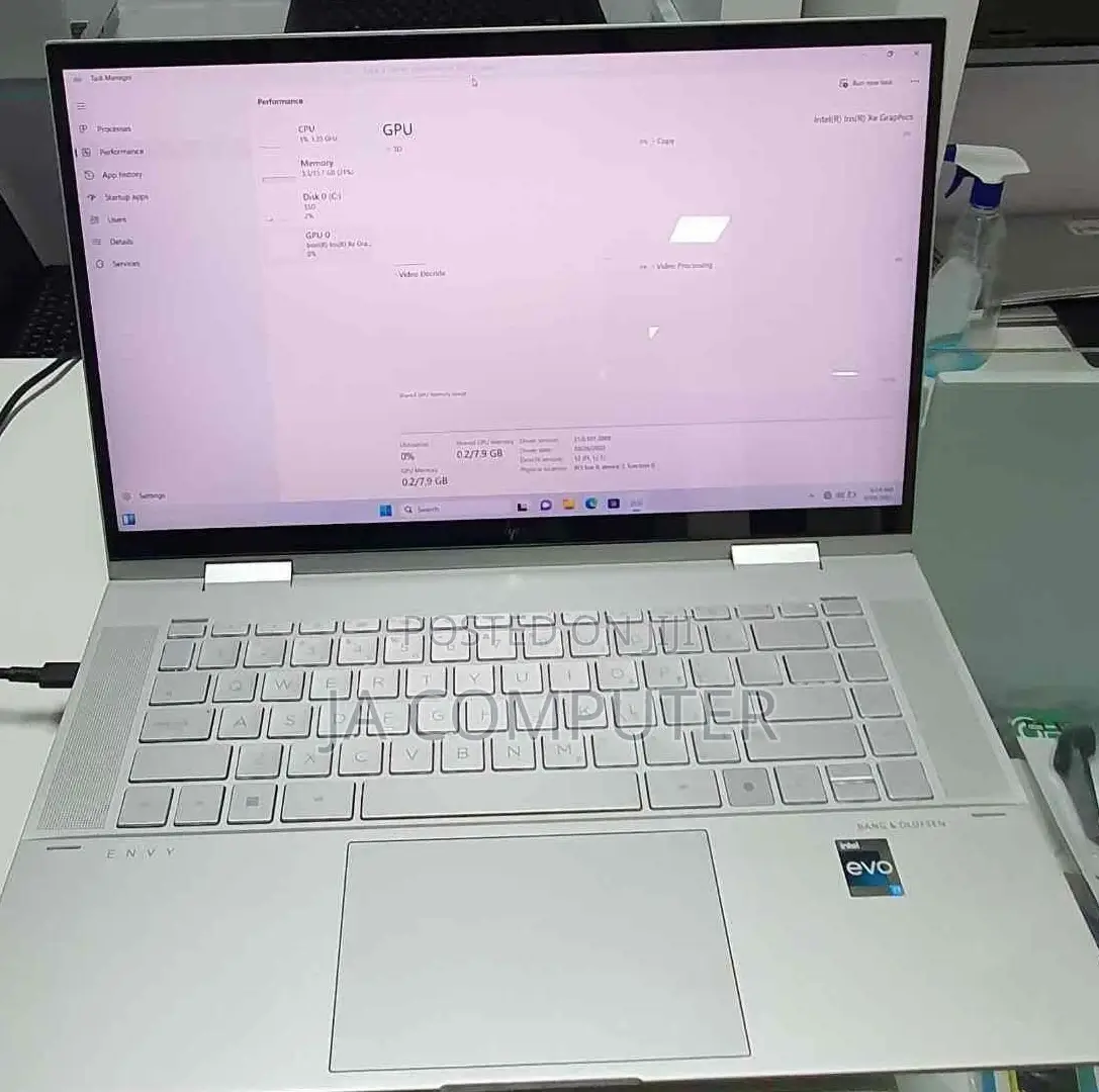 New Laptop HP Envy X360 8GB Intel Core I7 SSD 1T