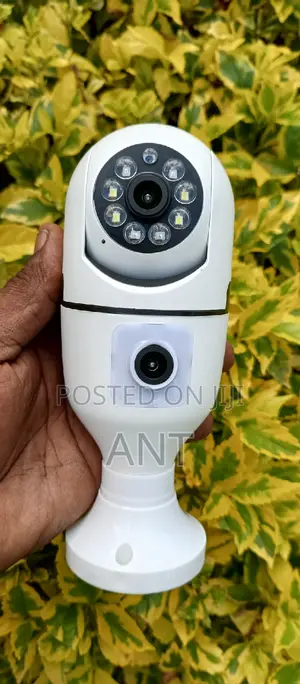 Bulb Camera Dual Lense Full Night Vision Motion Detection