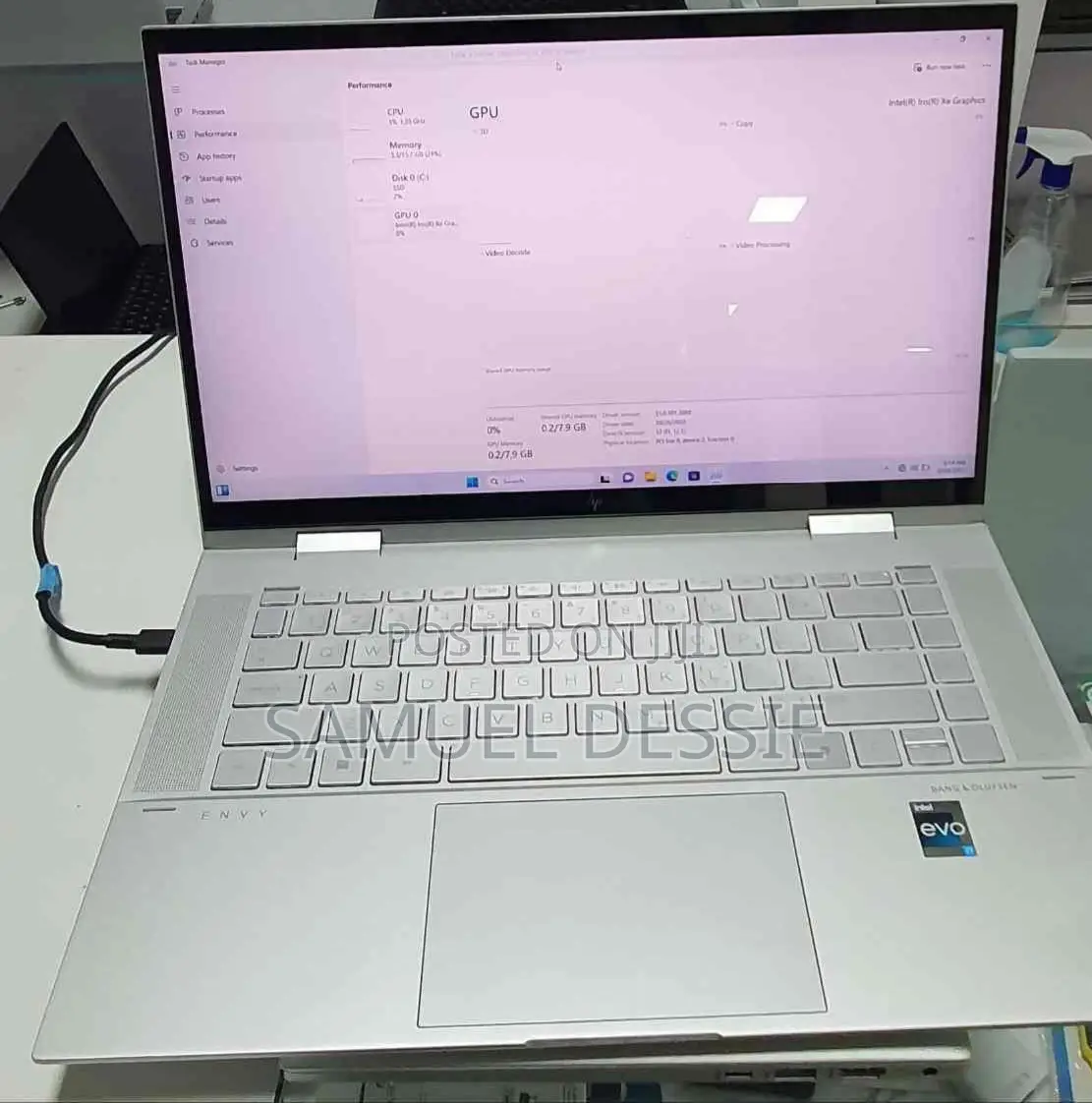 New Laptop HP Envy X360 8GB Intel Core I7 SSD 1T