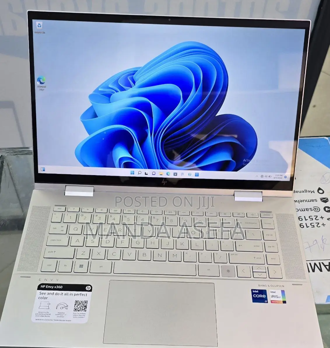 New Laptop HP Envy X360 16GB Intel Core I7 SSD 512GB