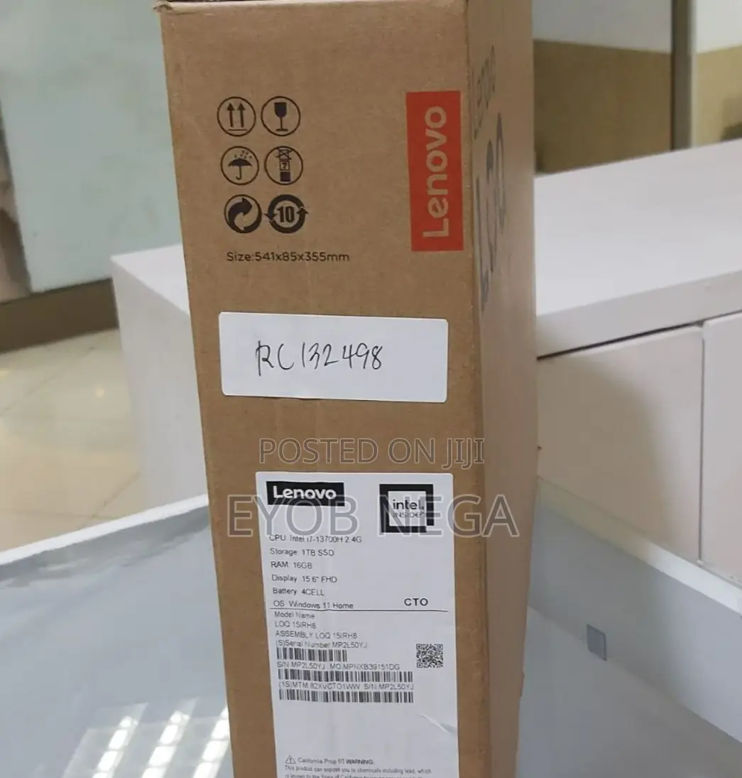 New Laptop Lenovo 16GB Intel Core I7 SSD 1T