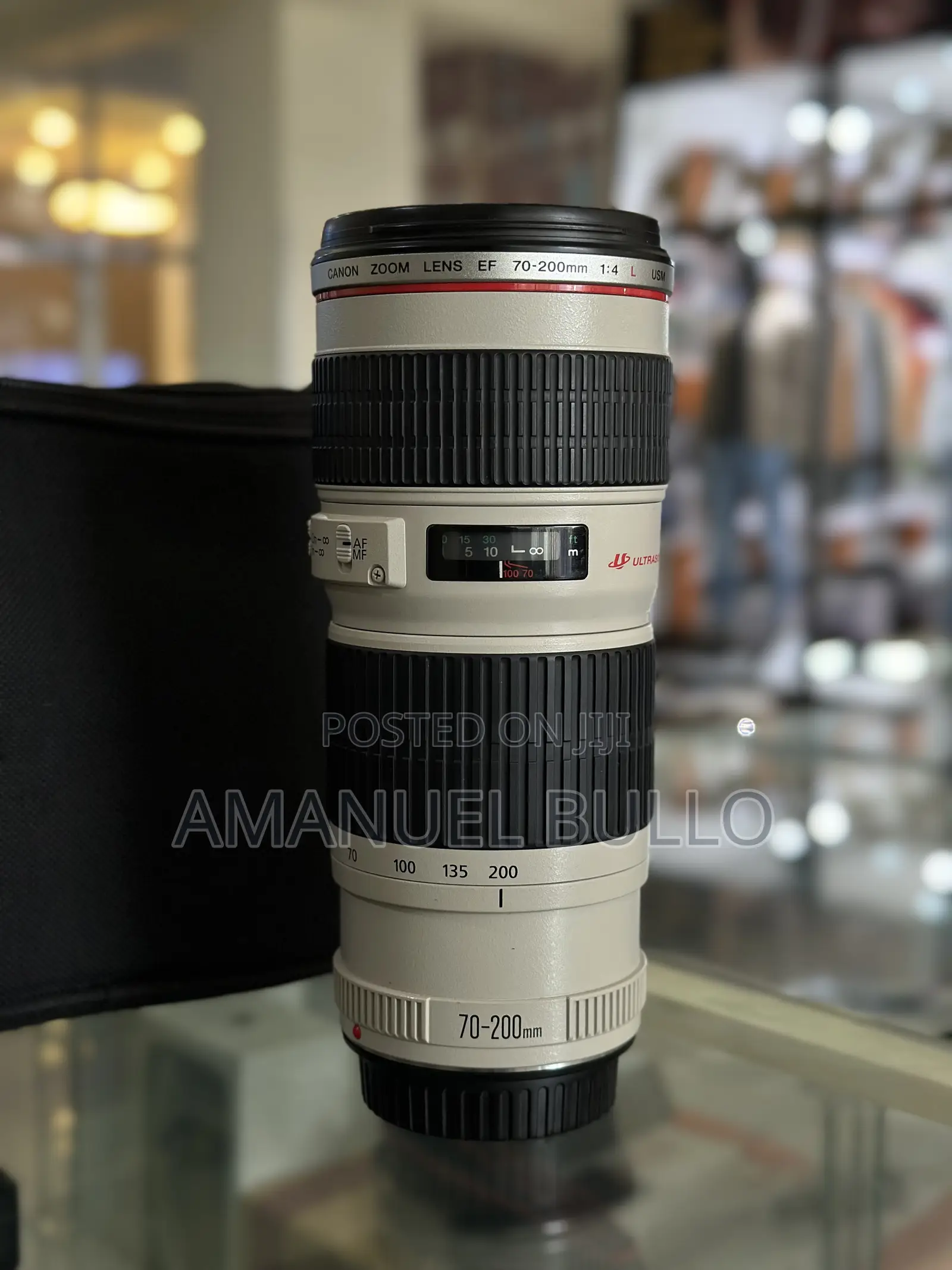 Canon 70-200mm F4 Zebra Lens