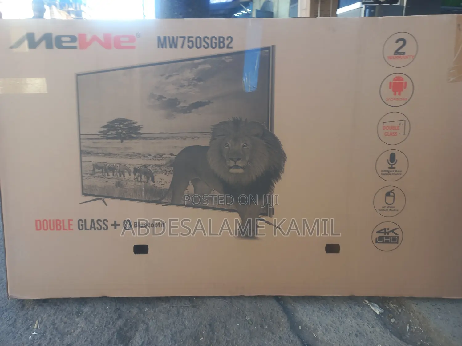 Mewe Smart Android TV 75 Inch