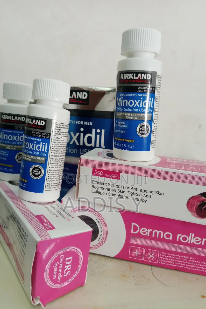 Kirkiland Minoxidil+ Derma Rollers