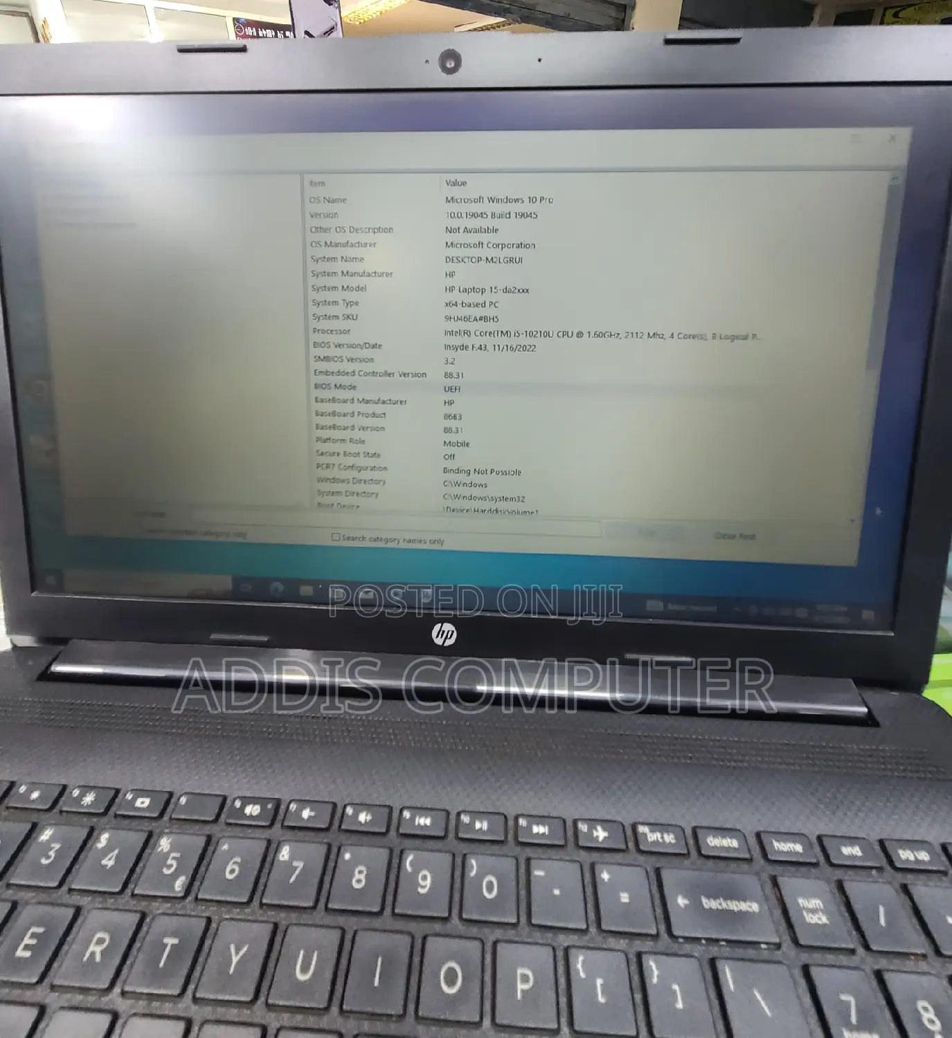 Laptop HP 15-Da2933nia 16GB Intel Core I5 HDD+SSD 1T