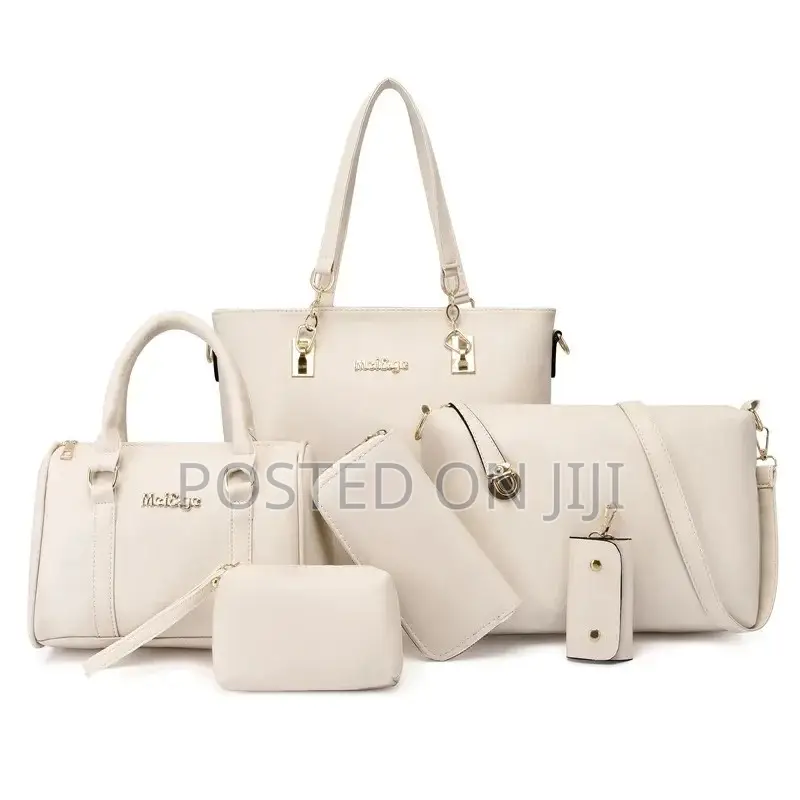 Designer New Brand Luxury Lady Handbag 6pc Set Composite Bag