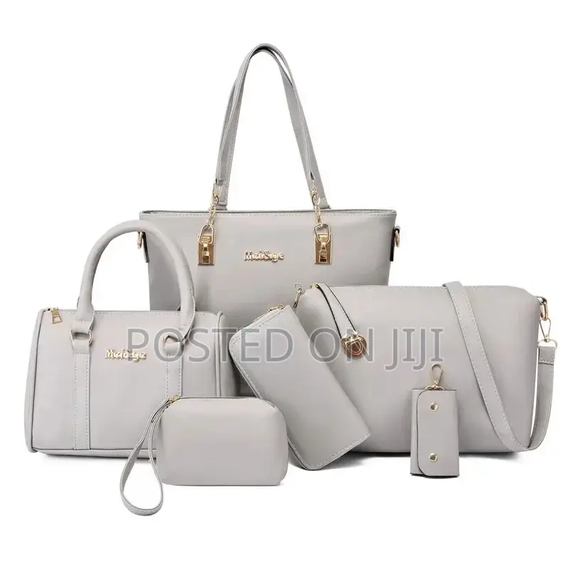 Designer New Brand Luxury Lady Handbag 6pc Set Composite Bag