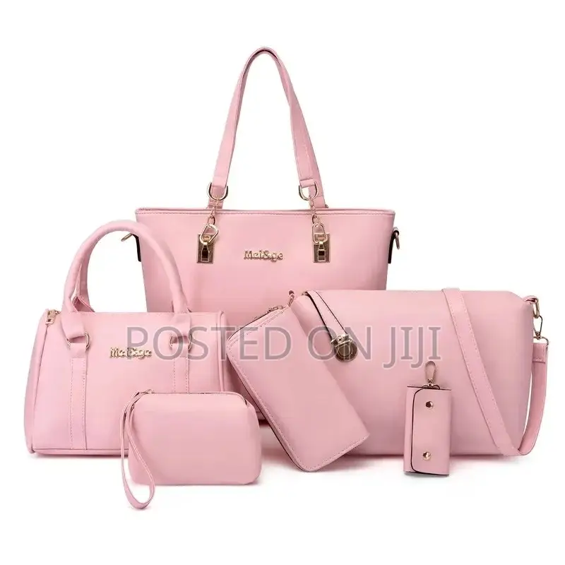 Designer New Brand Luxury Lady Handbag 6pc Set Composite Bag