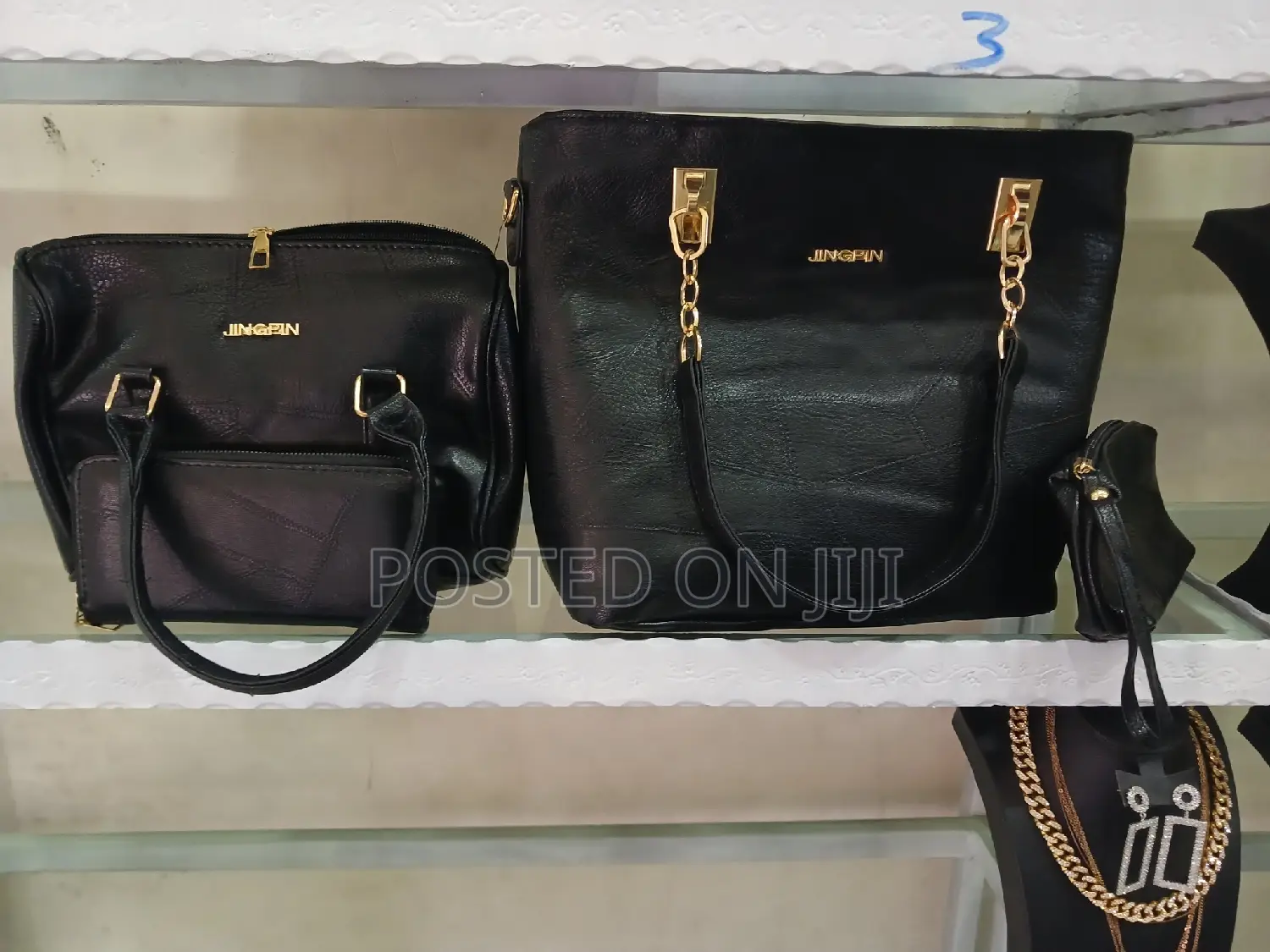 Women Handbag Ladies Tote Bag Large Shoulder PU Leather 6pcs