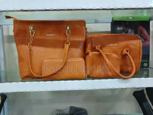 Women Handbag Ladies Tote Bag Large Shoulder PU Leather 6pcs