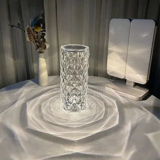 Led Crystal Diamond Table Lamp