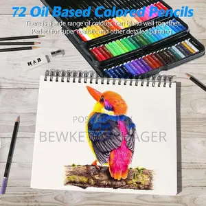 72 Bright Coloured Pencil