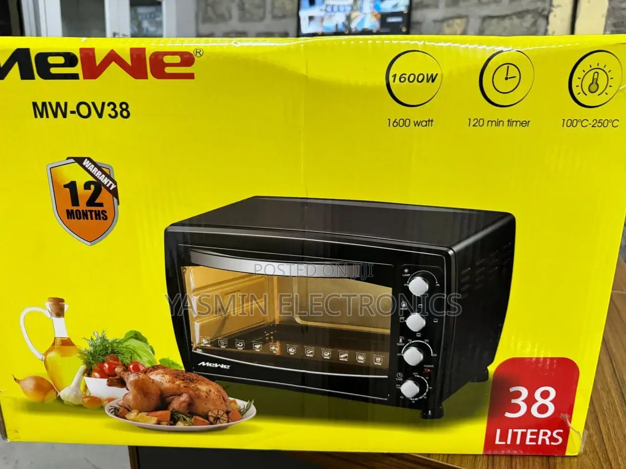 Mine Oven Mewe Timer Grill 38l Free Deliver