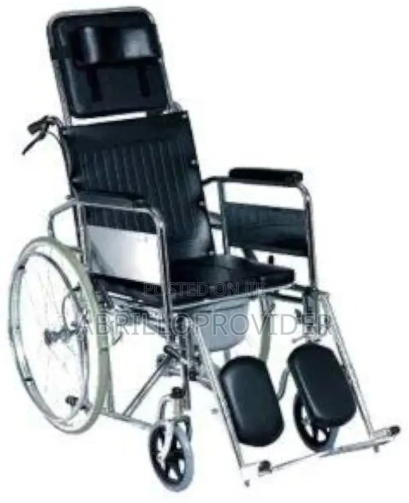 Saviour Chem Reclining Wheelchair With Commode•|Wheelchair
