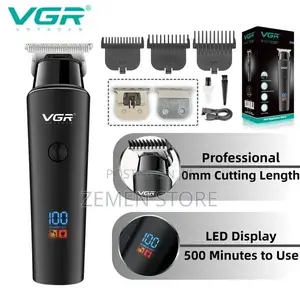 Original VGR Professional Hair Trimmer 500 ደቂቃ ድረስ መስራት እሚችል