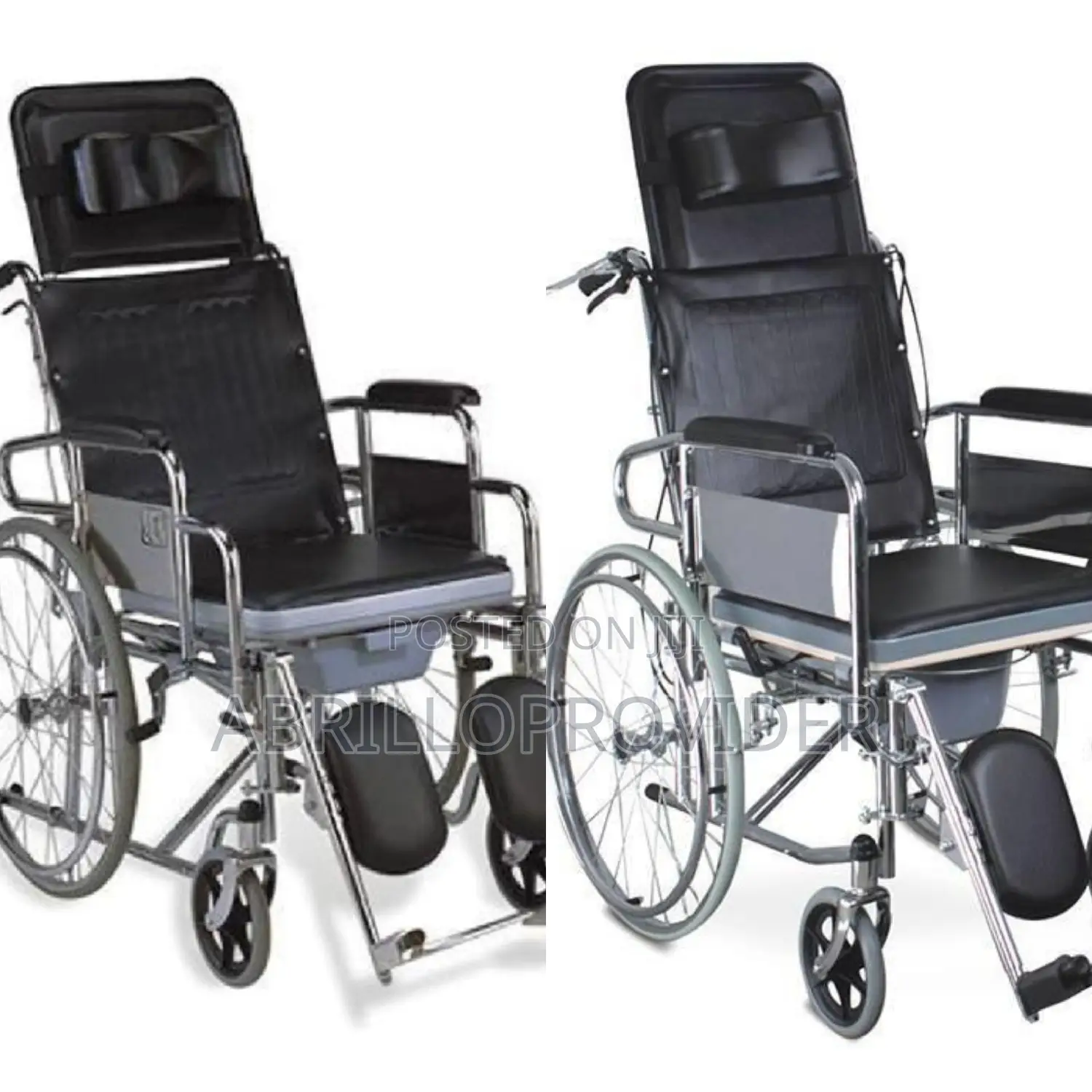 Associated Commode Wheelchair `_Reclininig Wheelchair`New¥€£