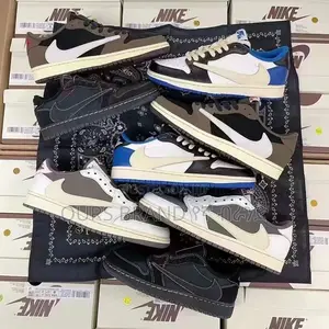 Custom Travis Scott X Nike Air Jordan 1 Low Cut Sneakers