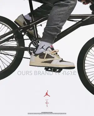 Custom Travis Scott X Nike Air Jordan 1 Low Cut Sneakers