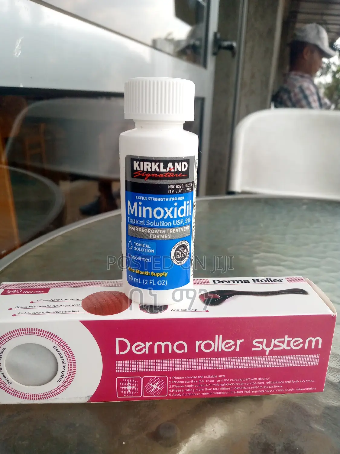 Original Minoxidil 5% With Derma Roller Seystem