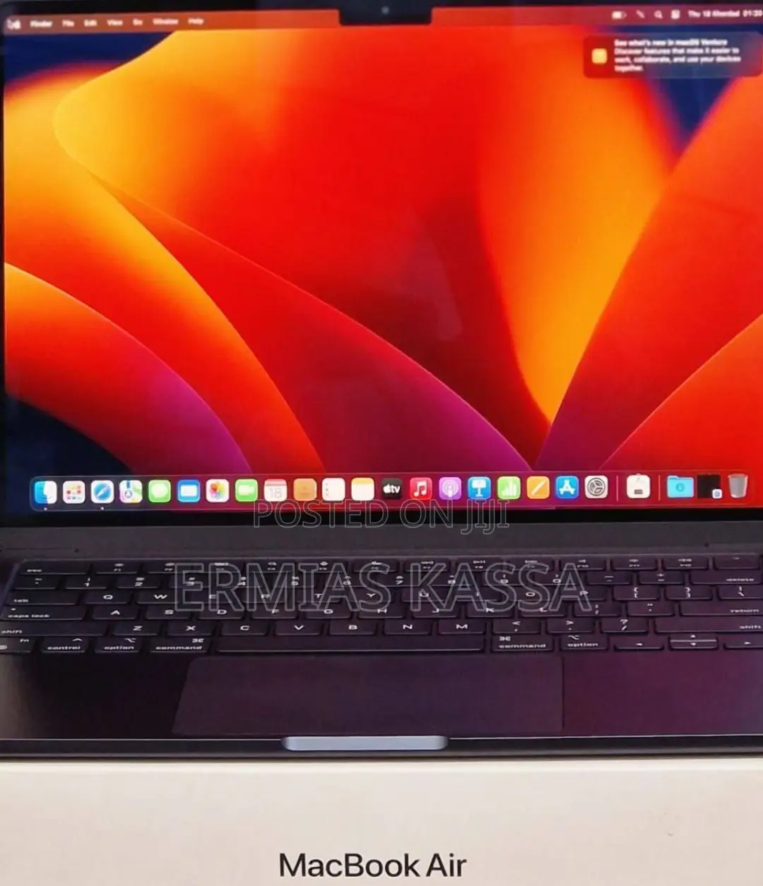 New Laptop Apple MacBook Air 2023 M2 8GB Apple M2 SSD 256GB