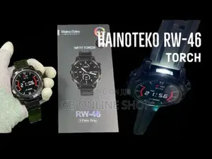 Haino Teko Germany Rw-46 Smart Watch With Torch 3 Strap