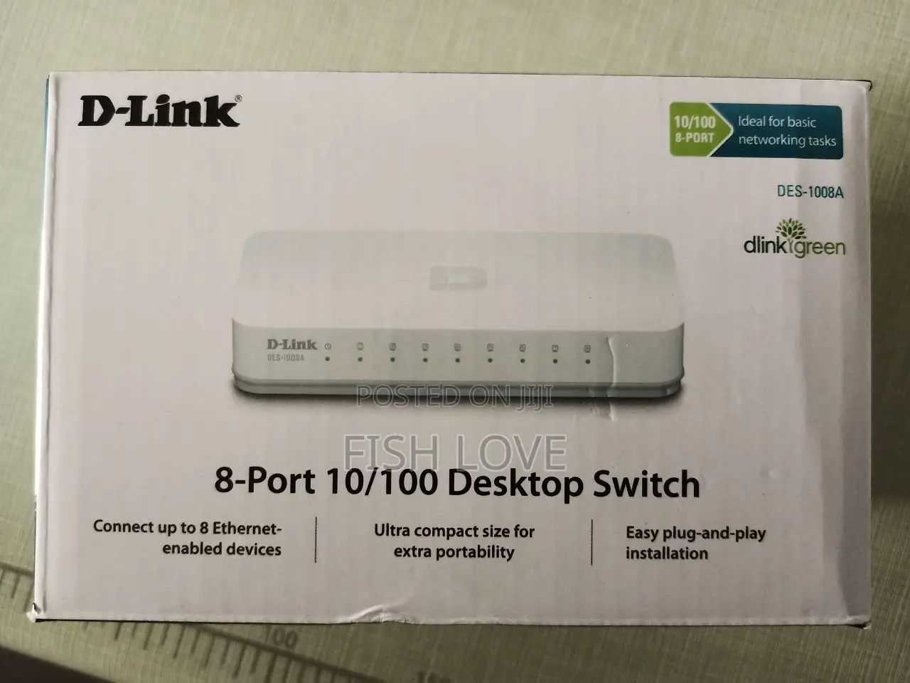 Tip-Link and D-Link Switch 8 Port