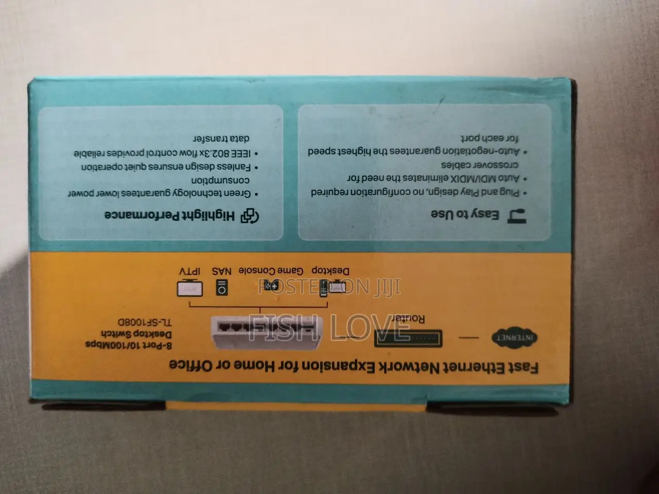 Tip-Link and D-Link Switch 8 Port