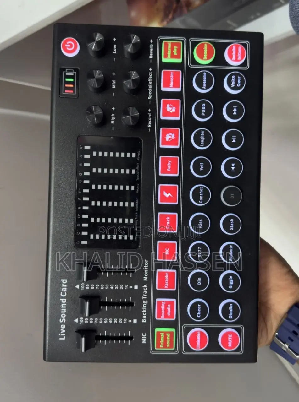 Live Sound Card Mixer