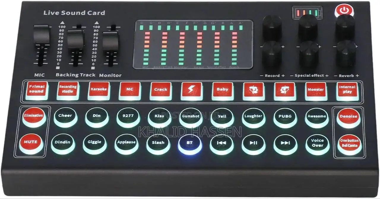 Live Sound Card Mixer
