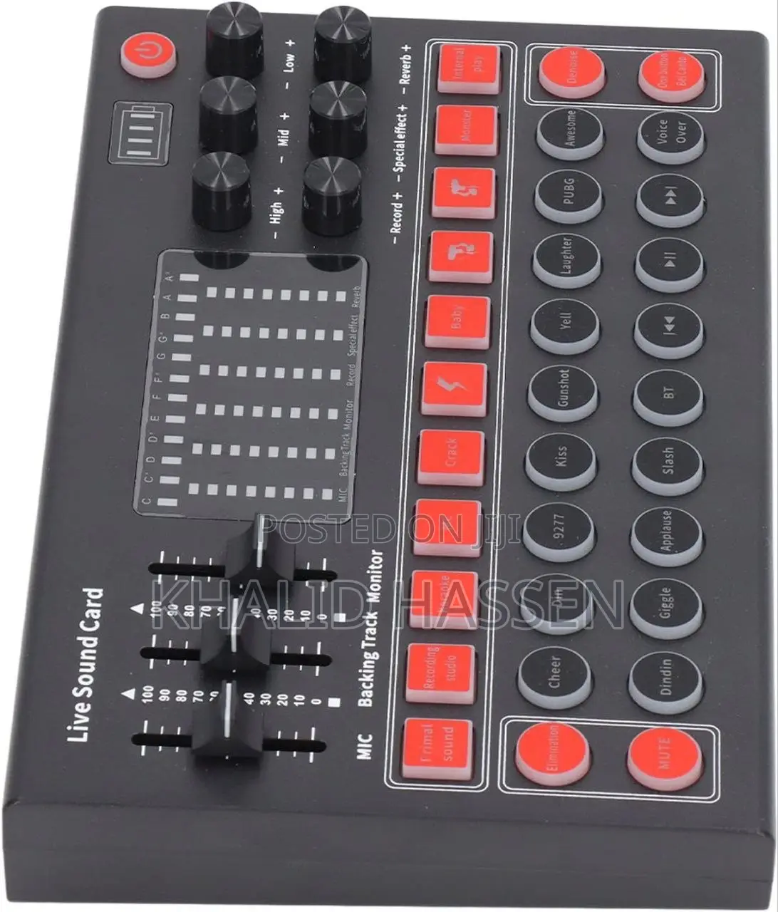 Live Sound Card Mixer