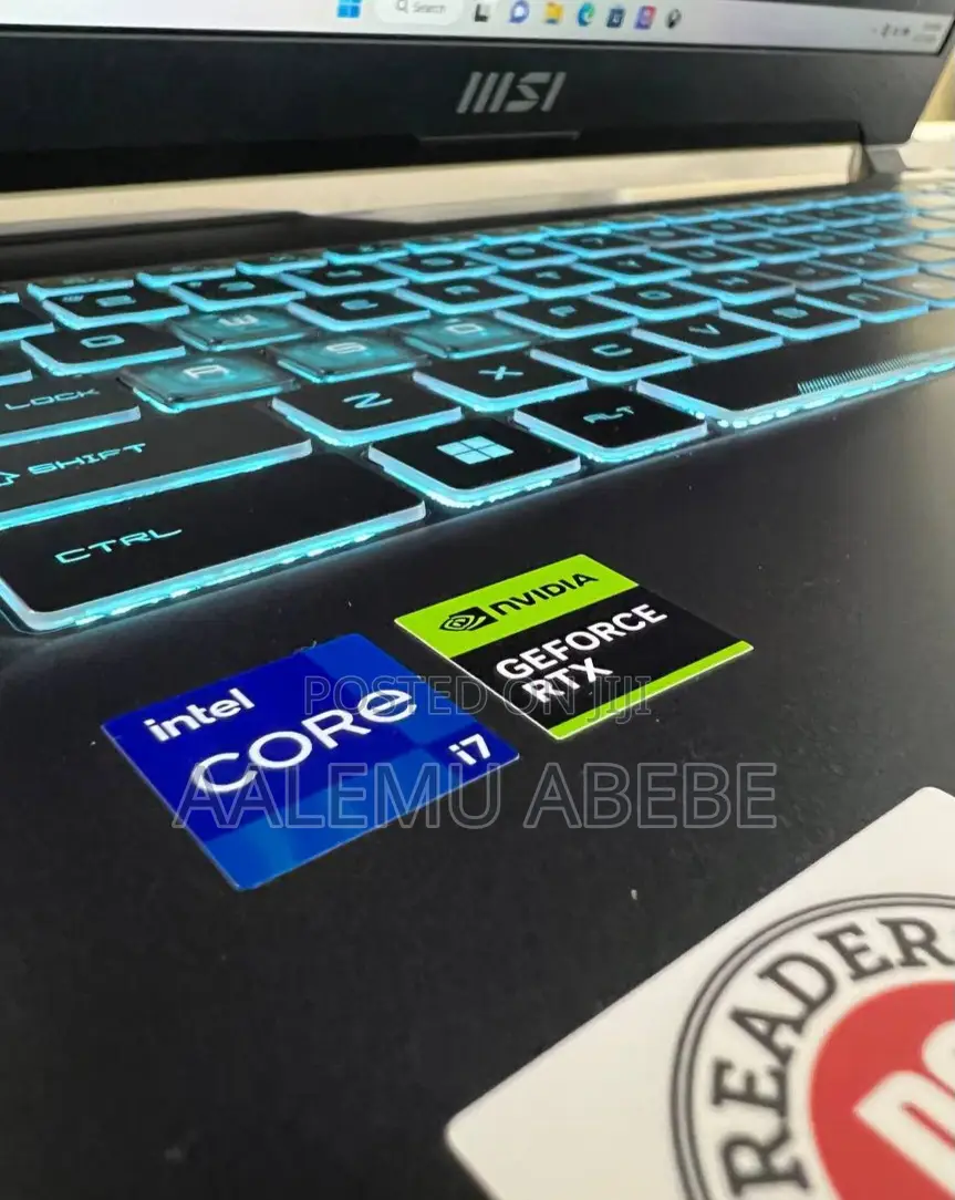 New Laptop MSI GE66 Raider 16GB Intel Core i7 SSD 512GB