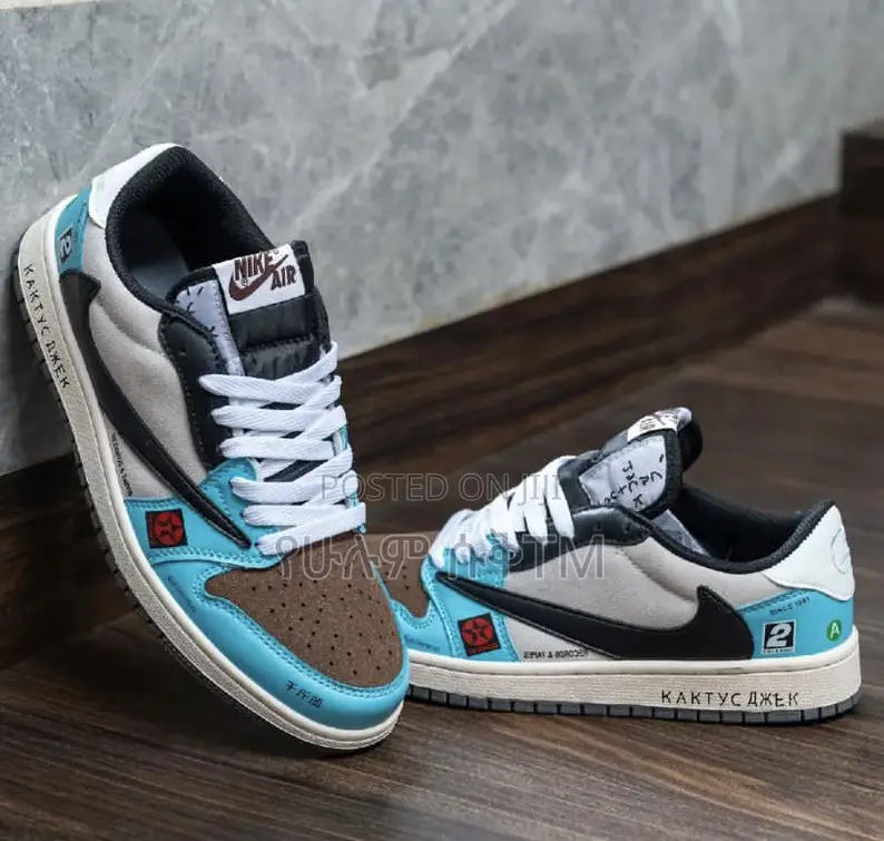 Original Air Jordan 1 Low X Travis Scott ‘BMW JACKBOY’ Shoes
