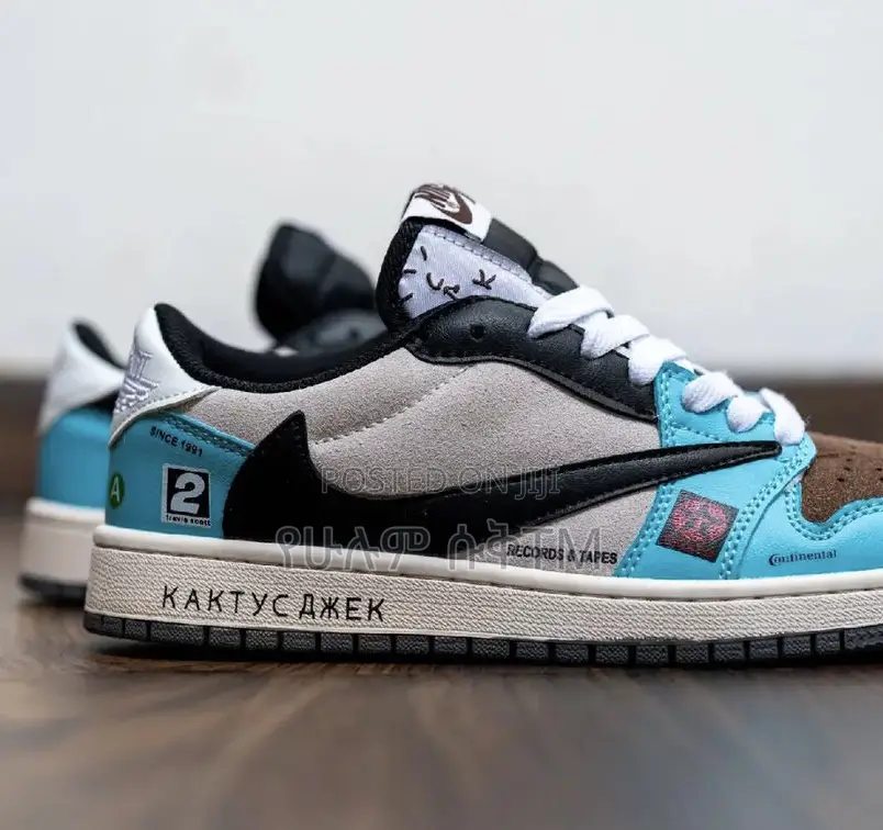 Original Air Jordan 1 Low X Travis Scott ‘BMW JACKBOY’ Shoes
