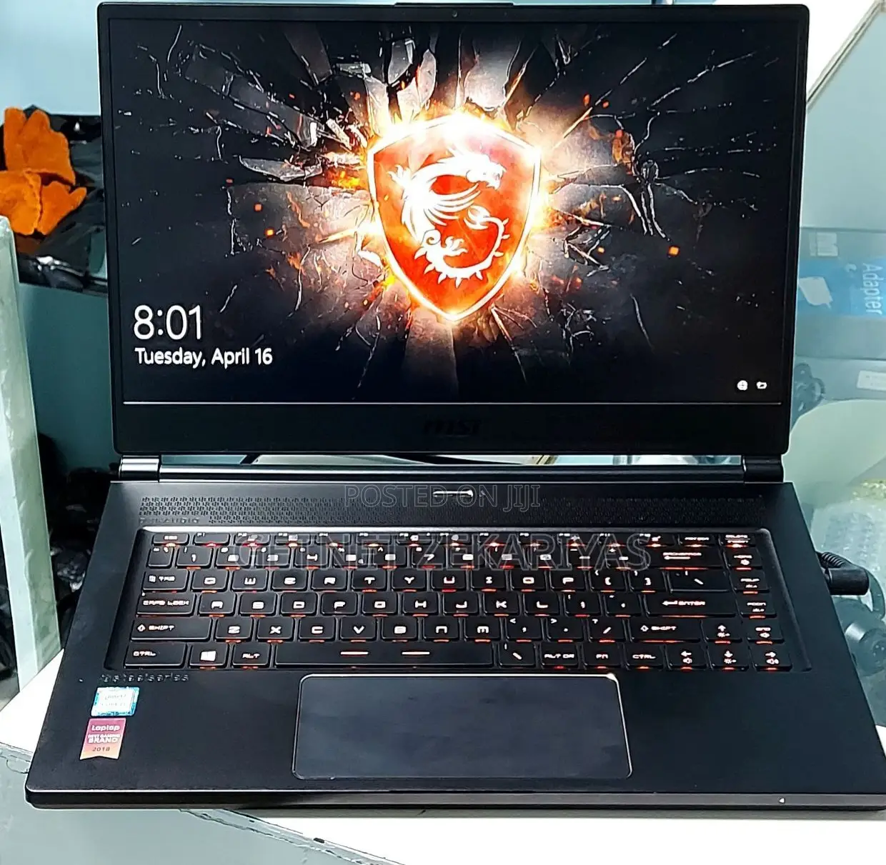 New Laptop MSI GS63 Stealth 8RD 16GB Intel Core I7 SSD 512GB