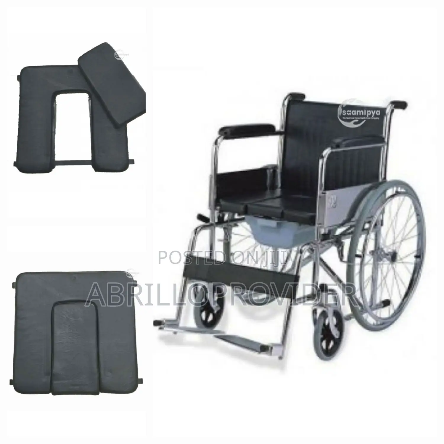Lifeezy Commode Wheelchair (U Cut Seat)Wheelchair±Wheelchair