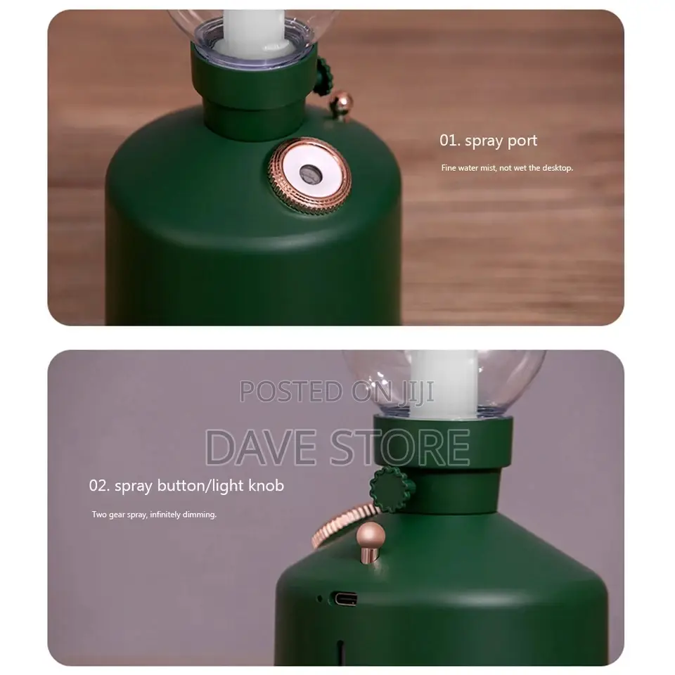 Rechargeable Vintage Lamp Humidifier