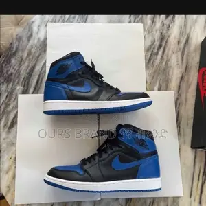 Nike Air Jordan 1 Patent Blue High Quality Luxurious Shoes