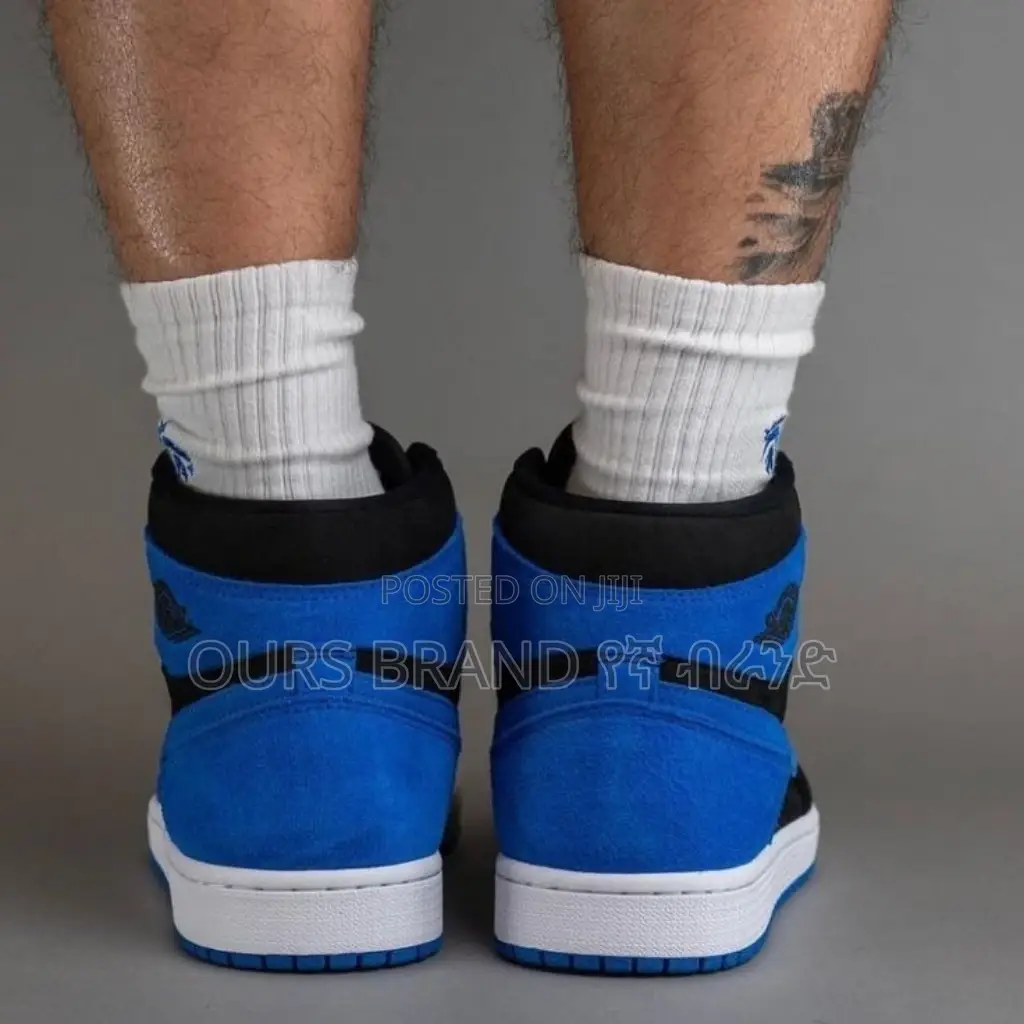 Nike Air Jordan 1 Patent Blue High Quality Luxurious Shoes