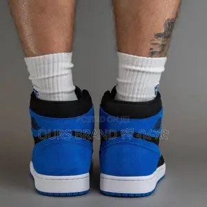 Nike Air Jordan 1 Patent Blue High Quality Luxurious Shoes