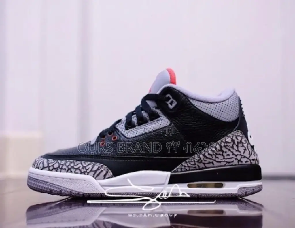 High Master Quality Jordan 3 Black Cement