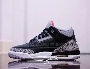 High Master Quality Jordan 3 Black Cement