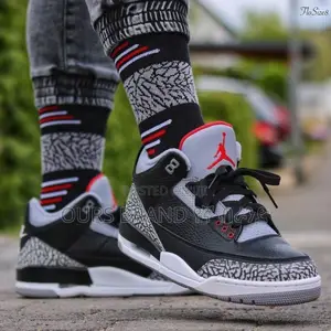 Photo - High Master Quality Jordan 3 Black Cement