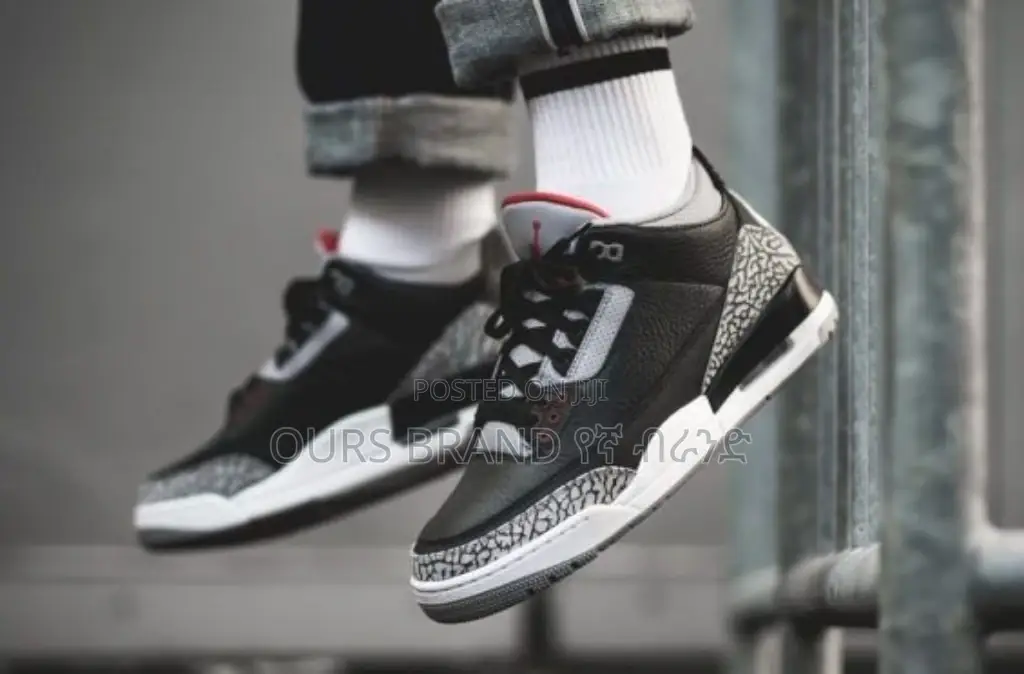High Master Quality Jordan 3 Black Cement