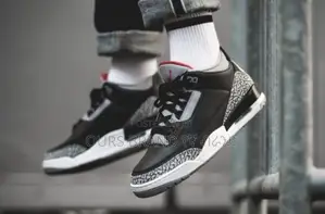 High Master Quality Jordan 3 Black Cement