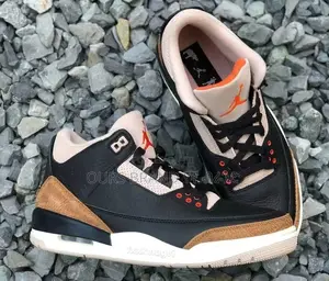 Photo - High Master Quality Jordan 3 DESERT ELEPHANT Sneakers Shoes