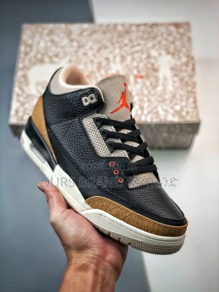 High Master Quality Jordan 3 DESERT ELEPHANT Sneakers Shoes