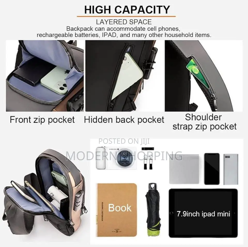 Multifunction Crossbody Bag